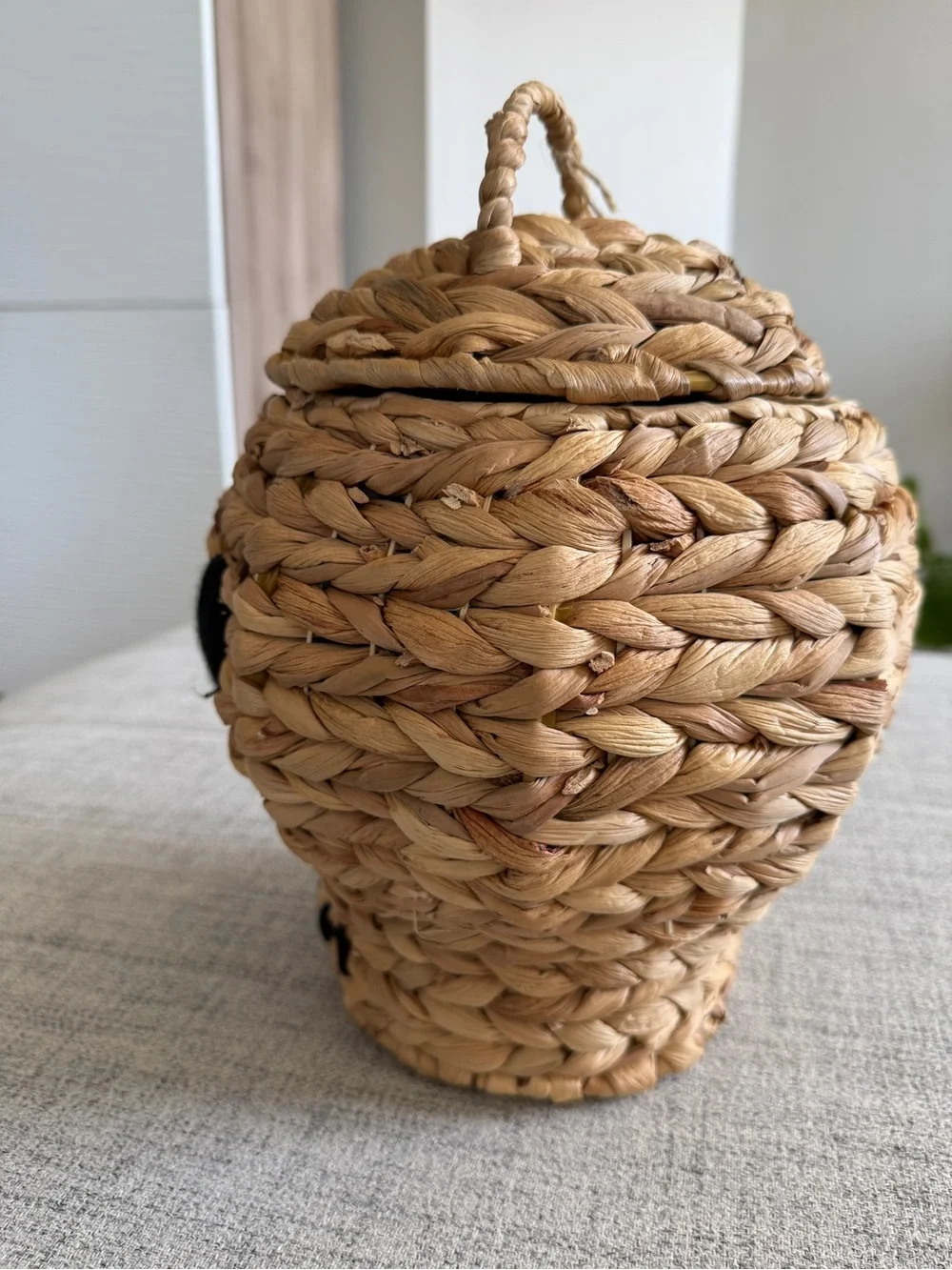 Halloween Skull Rattan / Wicker Basket 12